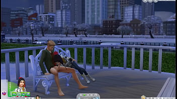 The Sims 4 oral job in winter