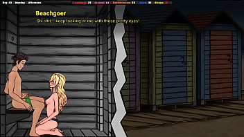 She found the exhibitionist again, got on her knees and he suddenly came on her face!