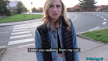 Public Agent - I make this Hot American Tourist SQUIRT in the WOODS