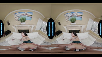 LETHAL HARDCORE VR - You Catch Tiny SAGE HUNTER Fucking a Dildo