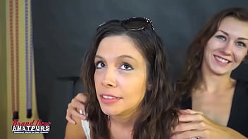 Kinky Brunette Friends Jamie Litton And Meredith Lick Their Tits And Muffs!