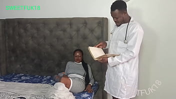 I feel like falling sick everyday this doctor really knows how to handle my Young pussy I can'_t get enough of this black Cork