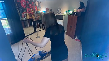 Vacuuming Carpet Powder