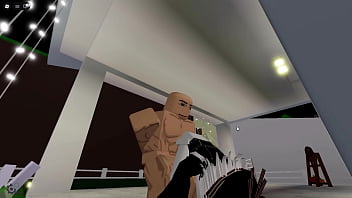 I was making a girl do embarrassing poses in Brookhaven on Roblox and having sex in someone else'_s house when the homeowner showed up.