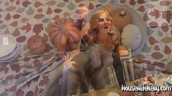 Wife with big perfect natural tits gets pounded and swallows