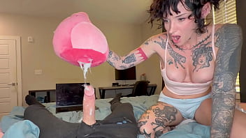 Spying Step Bro Stuffs Step Sis'_s Stuffy