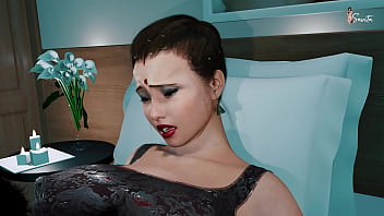 Desi Indian Stepmom having Sex with Her Stepson&#039_s Friend in the Bedroom