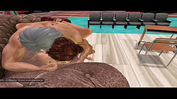 3d step Daddy and Daughter in Opensim