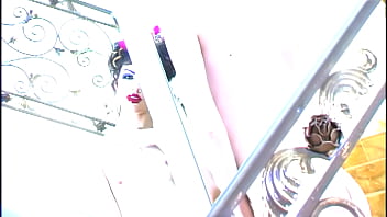 Annika looks like she'_s been playing in the Garden of Eden, with flowers in her hair and...