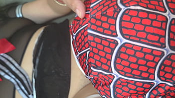 Spider-Man fucks his big-bootied Latina stepmother