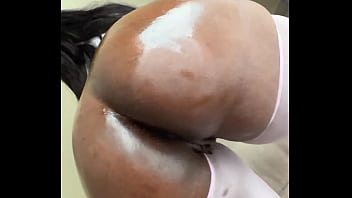 Oiled up for cum