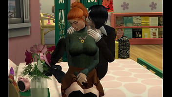 The Sims 4:Vampire Seduces Chubby Nerd
