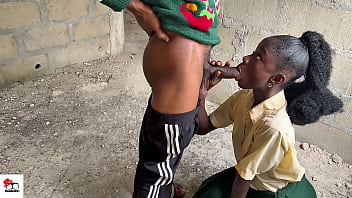 Magiksex1 - Student in uniform asks classmate to cum inside her until pussy drips cum