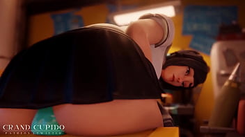 Tsuki de Fortnite se mete un dildo por el culo y gime como zorra