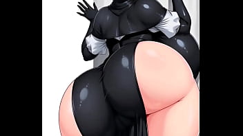 Monja de enorme culo con cuerpo divino