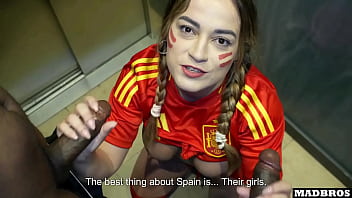 Big Ass Spanish Supporter Fucked Anal And DP In Parking Lot After Soccer Match !!!