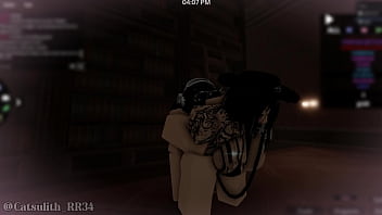 Cowgirl slut gets fucked in the library | Sex with a follower (56)