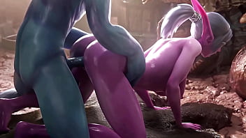 Unique beauty yearns for intense climax in her eager body in vivid 3d cartoon