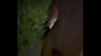 Extremely risky naked public road exposure - CAUGHT!