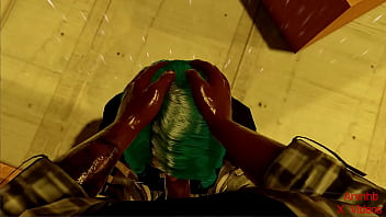 Gwen'_s long night gets even longer!! (dancing and deepthroat)