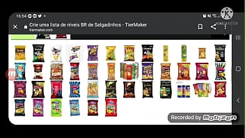 Tier list de salgadinhos