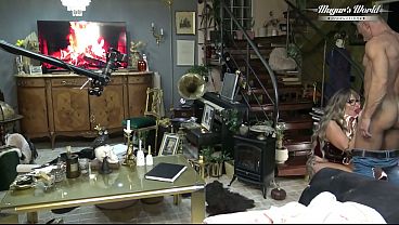 Behind The Scenes Of Sexy Odette Facialized By Client