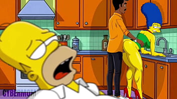 Married Housewife Fucked Anal In The Kitchen. Cartoon Cuckold.