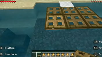 felix dando dicas de constru&ccedil_&atilde_o com fugueira no minecraft