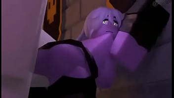 Roblox slut gets fucked HARD