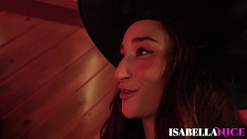 Lesbian Babe Isabella Nice Seduces Zoey Foxx While On Halloween Party