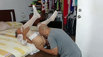 What a surprise! While I was masturbating, you arrive with your huge penis and everything gets out of control.