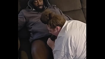 Bam is a big black gobbling master super sloppy blowjob with a facial