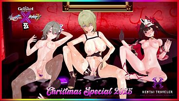 Pussyverse: Deflowering before Christmas - Christmas special 2025 Part 1 (Evelyn, Vita, Sparkle)