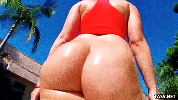 Alexis Texas'_s Oiled Ass On Fire !!!