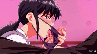 She got a hard cumshot on her  face