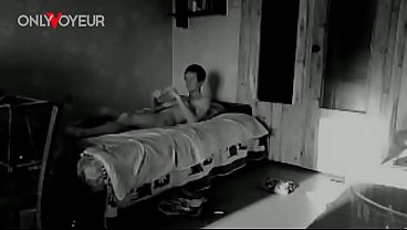 Homemade Voyeur. Teen couple passionate sex in a country house