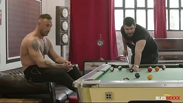Straight males playing with balls