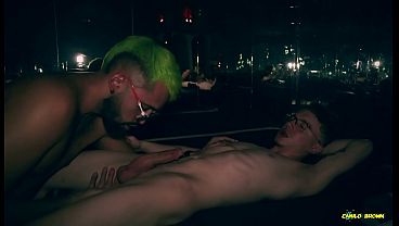Hot Daddy Camilo Brown Giving an Amazing Cum Swap Blowjob To Big Cock Beautiful Twink Nicolas Mucci