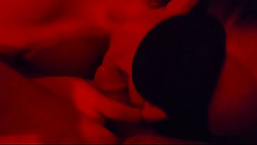 Greedy PAWG sucks my dick! Red Light Video#2