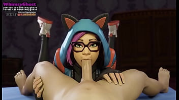 La ardiente Lynx te chupa la polla