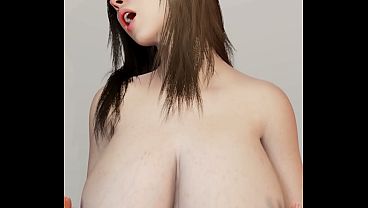 Massive tits played with till she cums [Nipple Orgasm]