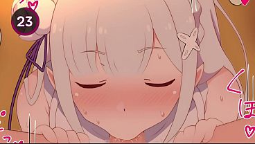 Emilia Wants to Breed at Christmas! Teach Her How to Do It! (Re:Zero) [Breeding, Cock Worship, Impregnation, Creampie, Paizuri, Blowjob, Vanilla, Wholesome] (Public Version)