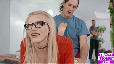 Trans Gamer Girl Gets Creampied in Her Tight Ass