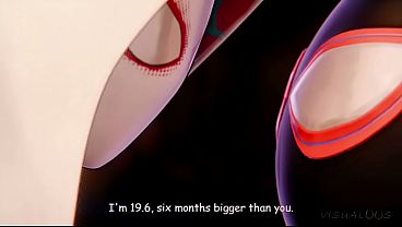 Spider gwen cogida muy rico