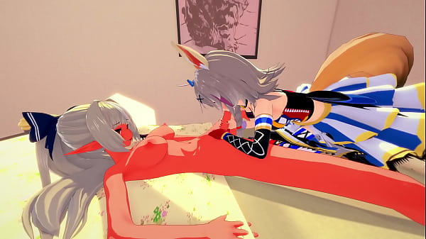 FUTA FLARE FUCKS POLKA - HOLOLIVE PORN