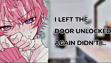 (First audio) Walking in on your friends femboy brother nsfw femboy asmr audio