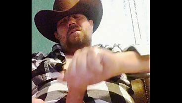 COWBOY MILKING HIS COCK