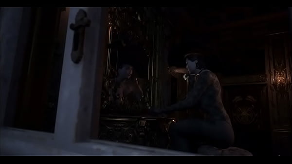 Hot Vampire Milf Lady Dimitrescu - Resident Evil Villag - Nude mod