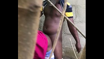 Big daddy and twink outodoor crazy sex