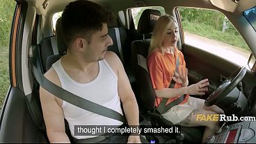 Instructor Fucks Petite Student After Fake Driving Lesson